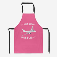 Thumbnail for Let Your Dreams Take Flight Designed Kitchen Aprons