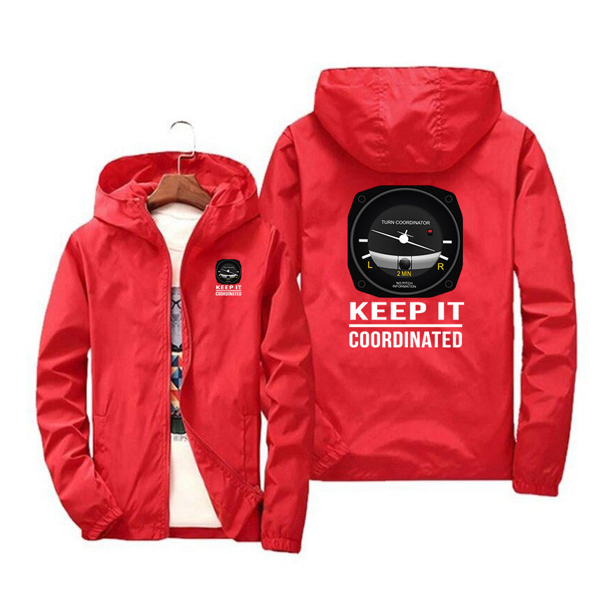 Keep It Coordinated Designed Windbreaker Jackets