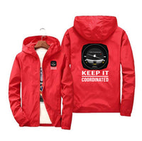 Thumbnail for Keep It Coordinated Designed Windbreaker Jackets