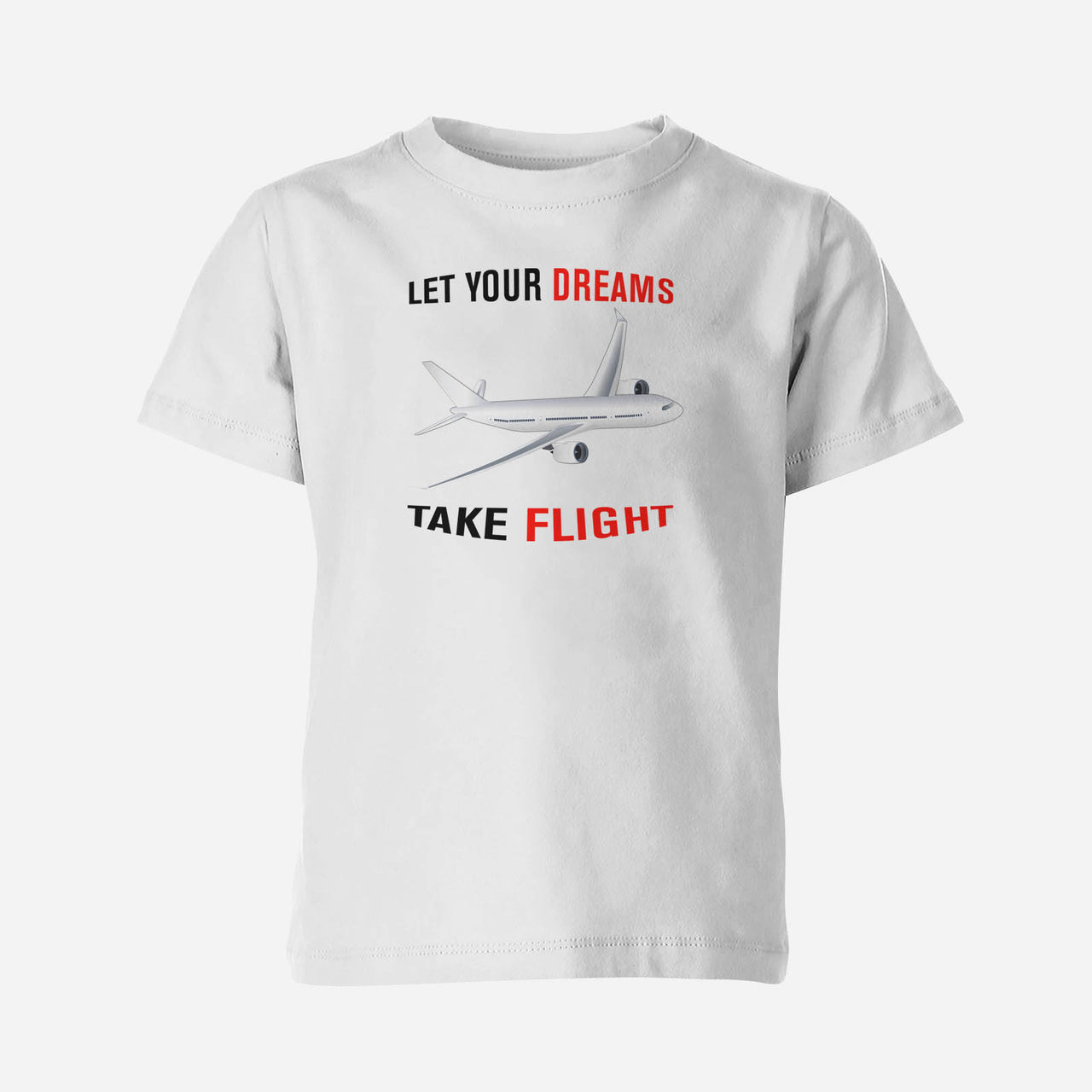 Let Your Dreams Take Flight Designed Children T-Shirts