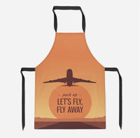 Thumbnail for Let's Fly Away Designed Kitchen Aprons