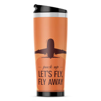 Thumbnail for Let's Fly Away Designed Travel Mugs
