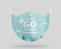 Thumbnail for Let's Go Travel Around The World Designed Face Masks