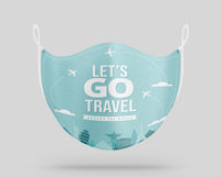 Thumbnail for Let's Go Travel Around The World Designed Face Masks