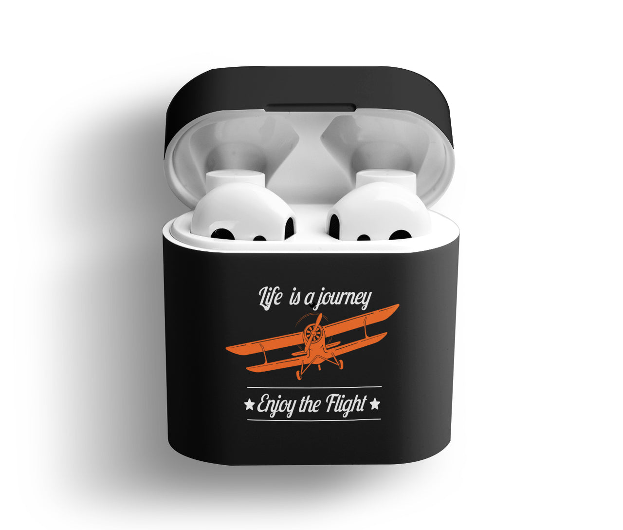 Life is a journey Enjoy the Flight Designed AirPods Cases