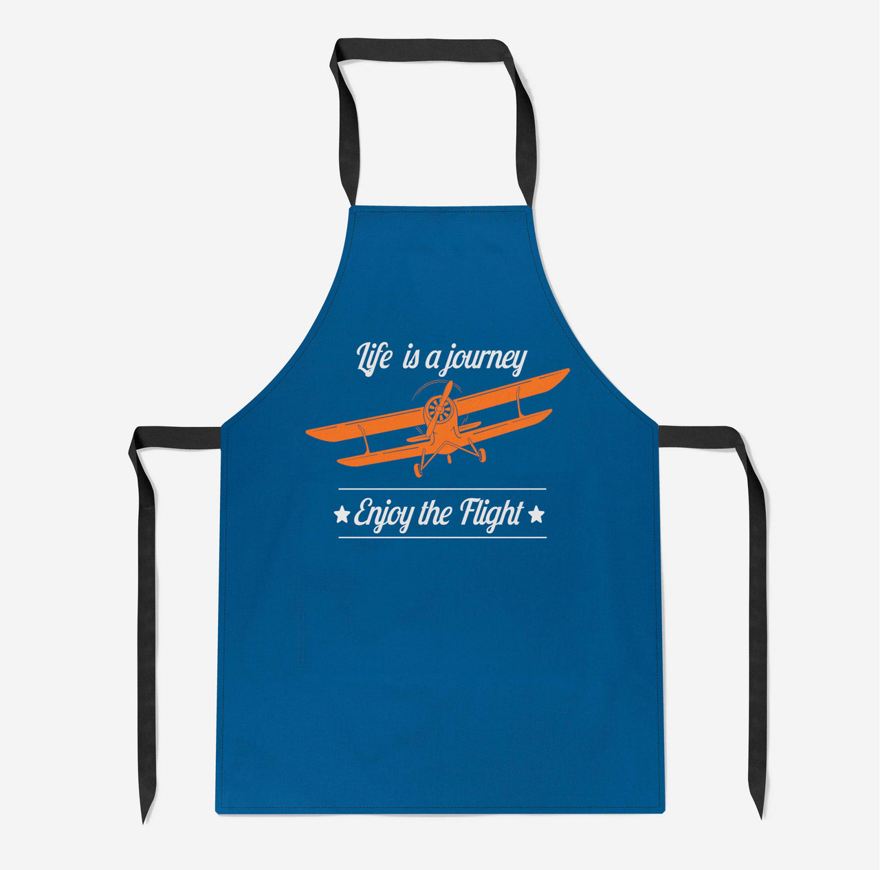 Life is a journey Enjoy the Flight Designed Kitchen Aprons