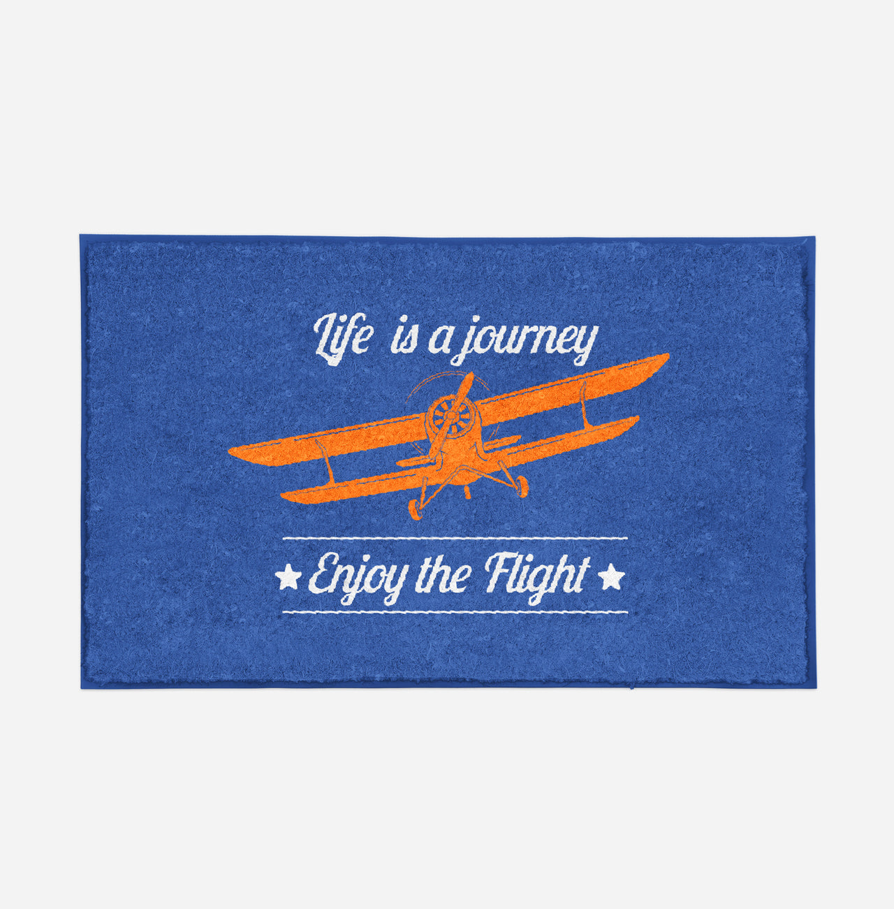 Life is a journey Enjoy the Flight Designed Door Mats