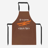Thumbnail for Life is a journey Enjoy the Flight Designed Kitchen Aprons