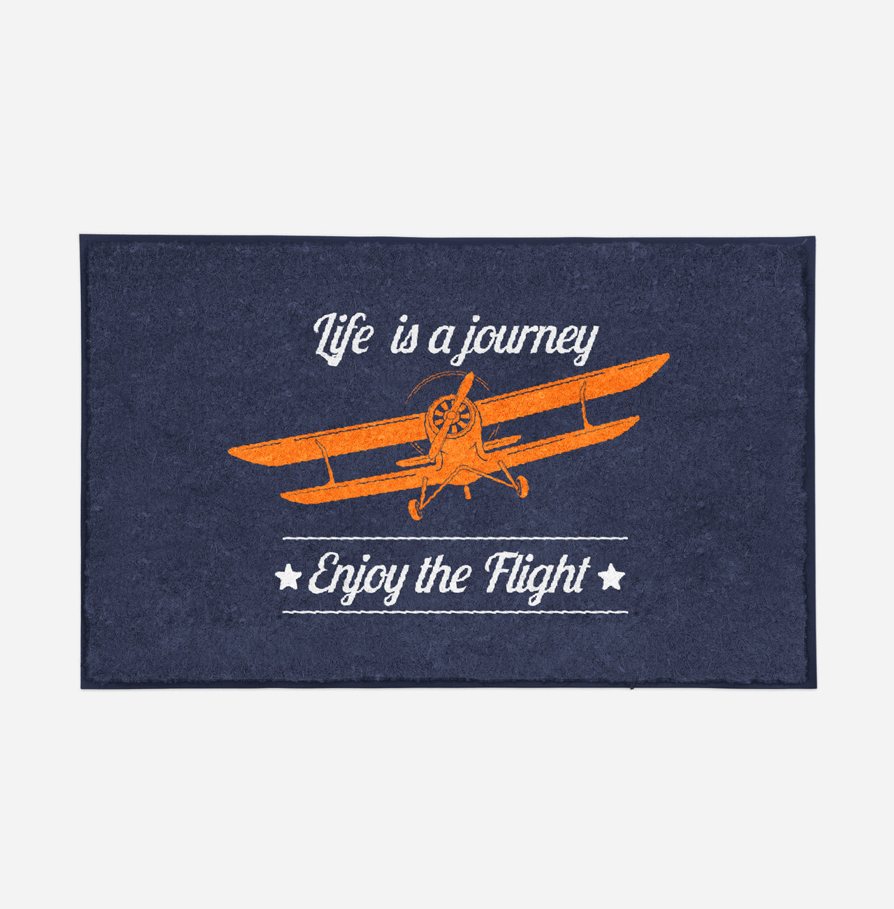Life is a journey Enjoy the Flight Designed Door Mats