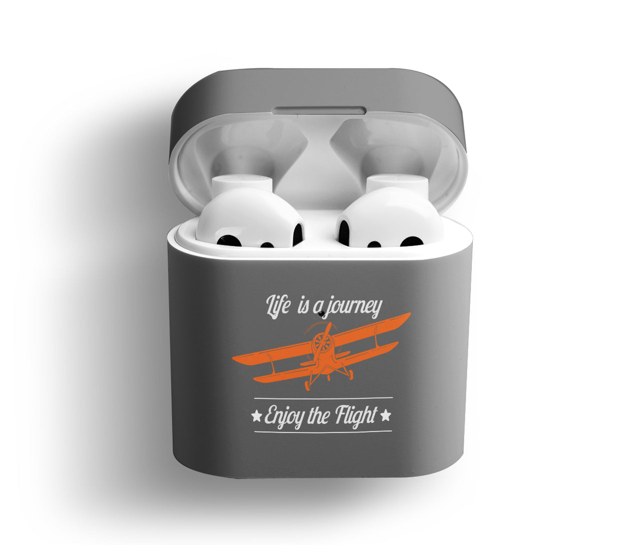 Life is a journey Enjoy the Flight Designed AirPods Cases