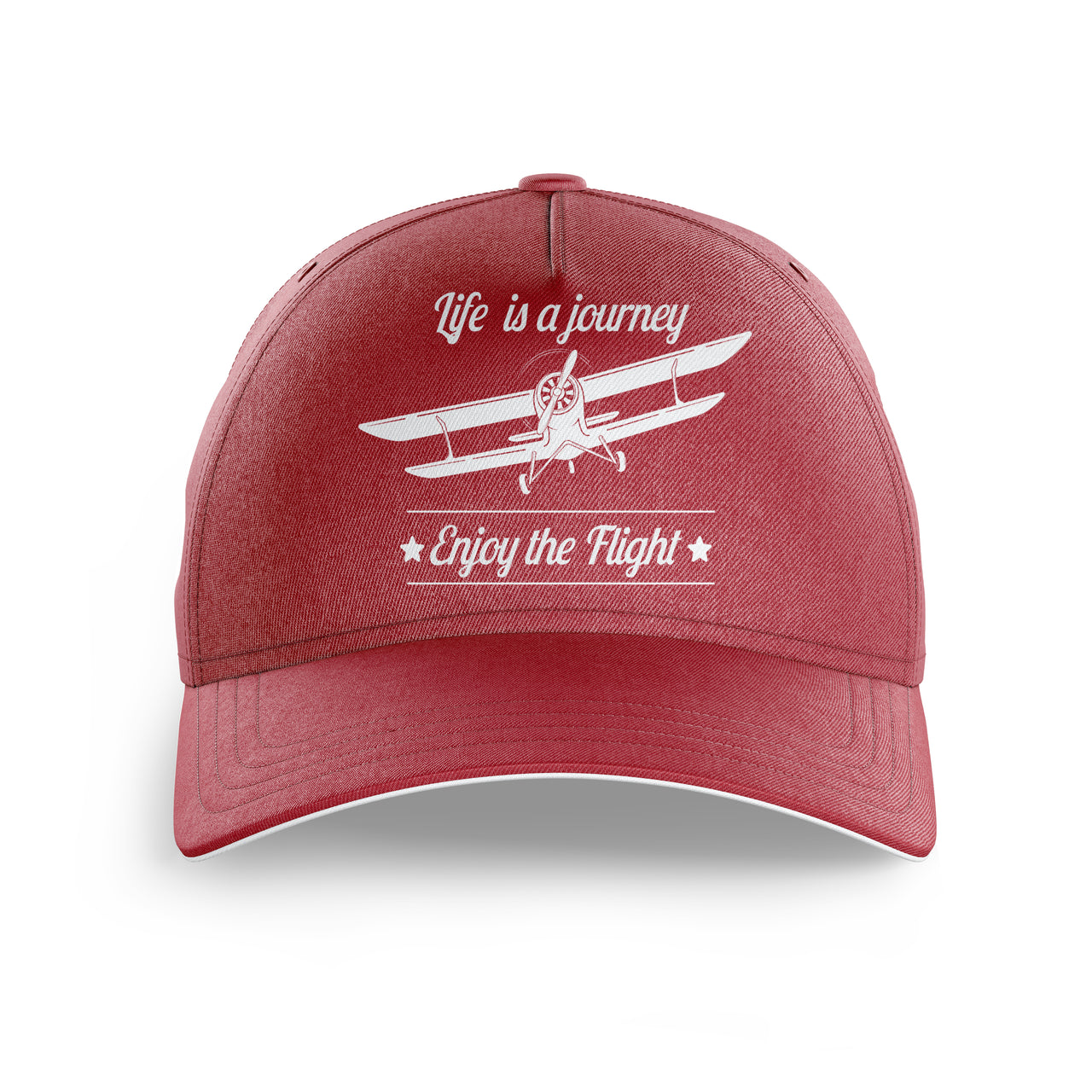 Life is a journey Enjoy the Flight Printed Hats