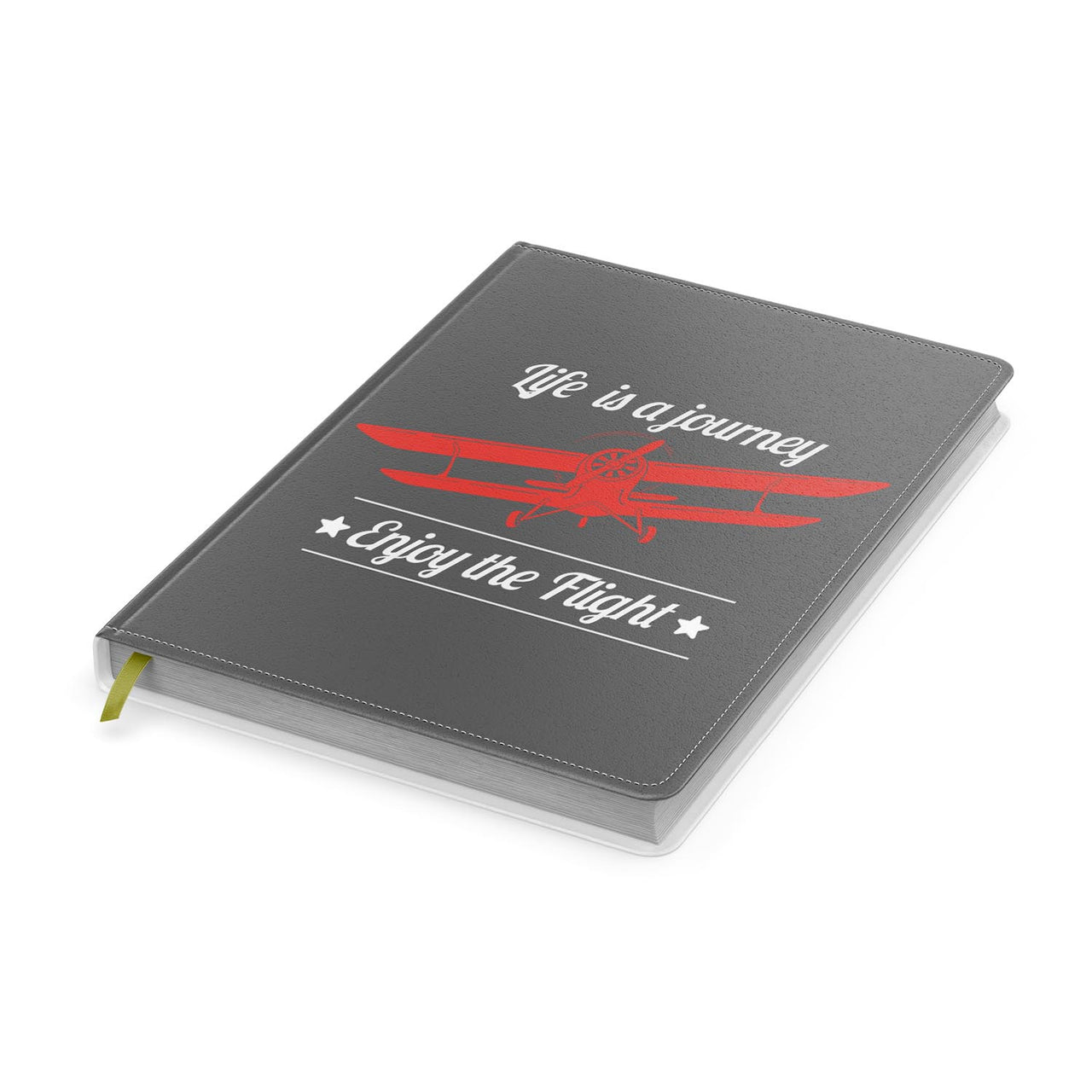 Life is a journey Enjoy the Flight Designed Notebooks