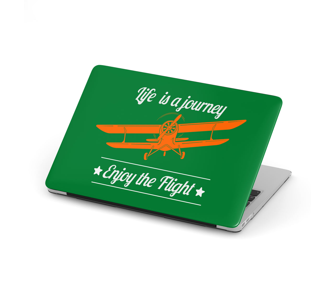 Life is a journey Enjoy the Flight Designed Macbook Cases