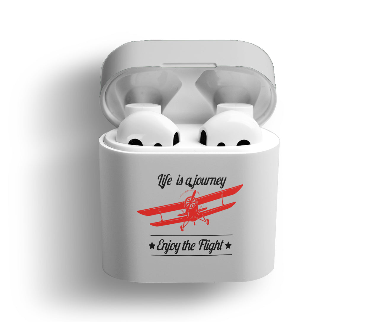 Life is a journey Enjoy the Flight Designed AirPods Cases