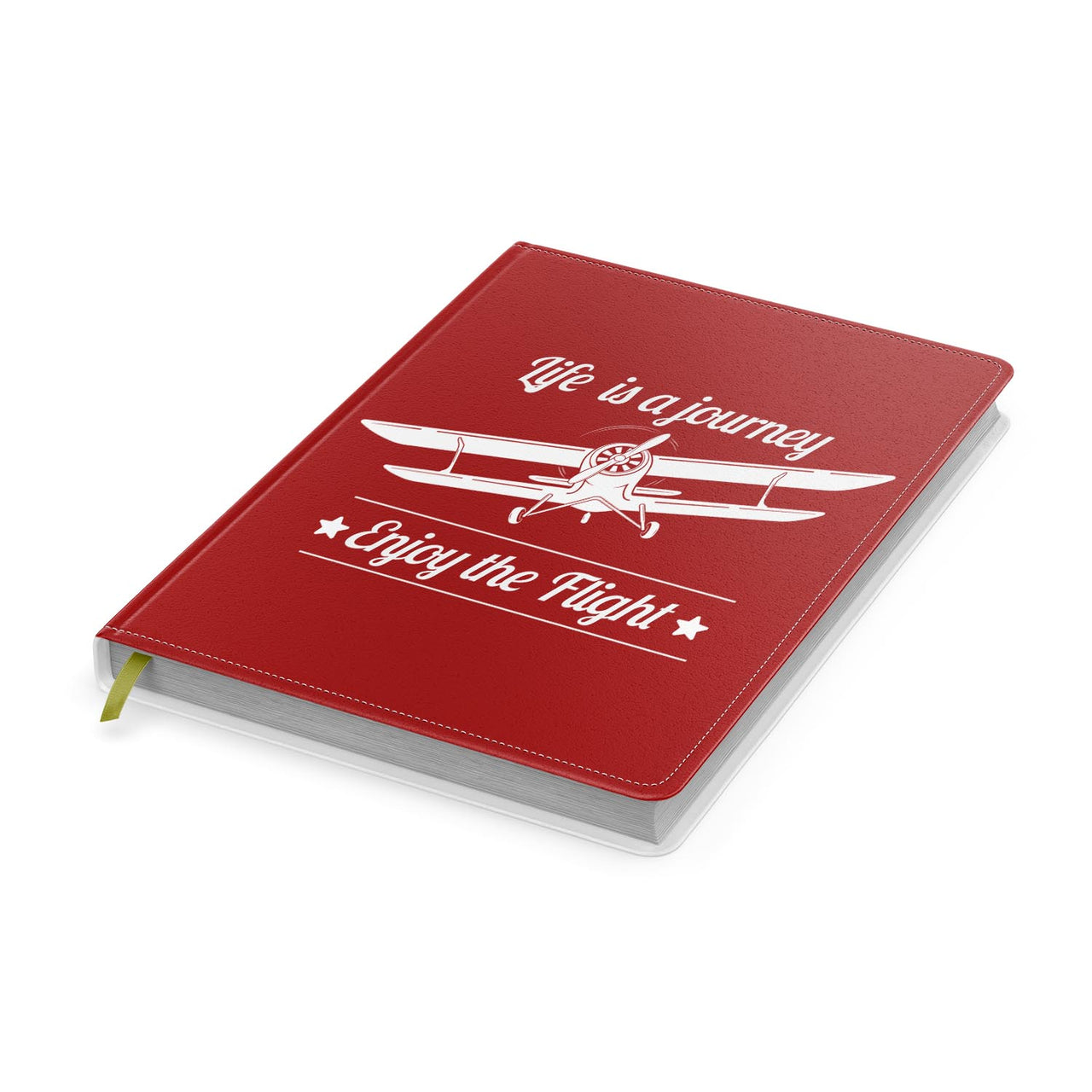 Life is a journey Enjoy the Flight Designed Notebooks