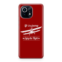 Thumbnail for Life is a journey Enjoy the Flight Designed Xiaomi Cases