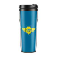Thumbnail for Born To Fly & Badge Designed Travel Mugs