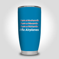 Thumbnail for I Fix Airplanes Designed Tumbler Travel Mugs