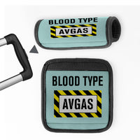 Thumbnail for Blood Type AVGAS Designed Neoprene Luggage Handle Covers