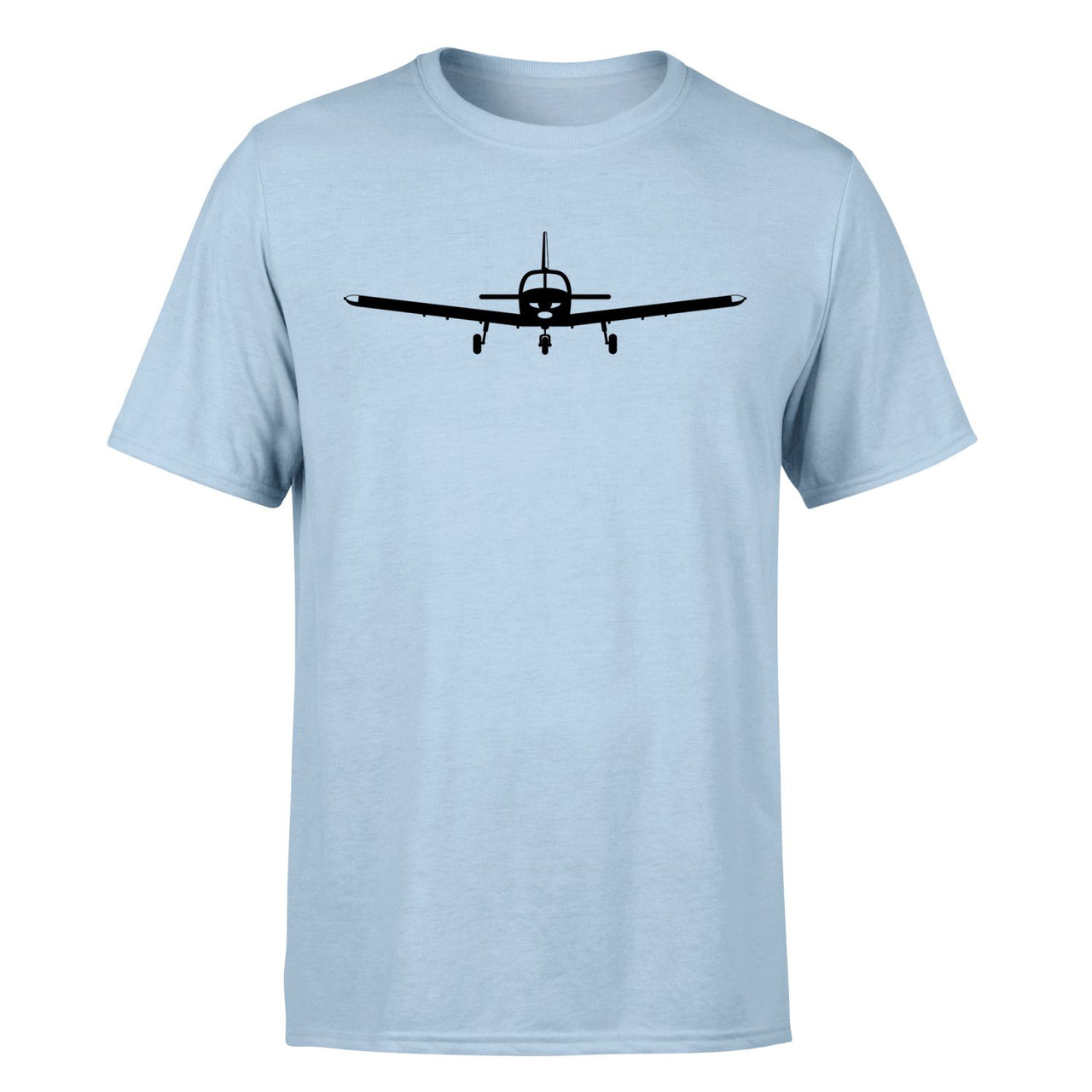 Piper PA28 Silhouette Plane Designed T-Shirts
