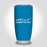 Thumbnail for Born To Fly Glider Designed Tumbler Travel Mugs