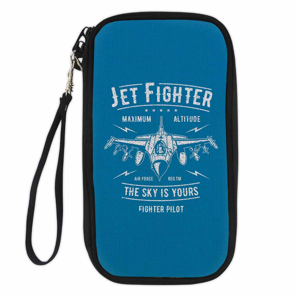 Jet Fighter - The Sky is Yours Designed Travel Cases & Wallets