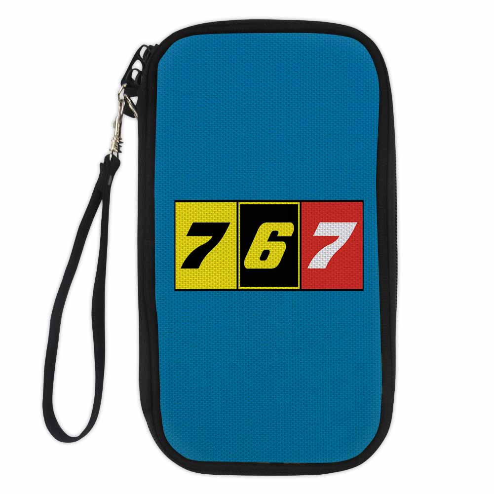 Flat Colourful 767 Designed Travel Cases & Wallets