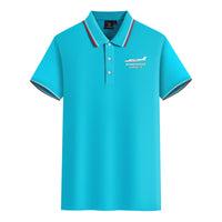 Thumbnail for The Bombardier Learjet 75 Designed Stylish Polo T-Shirts