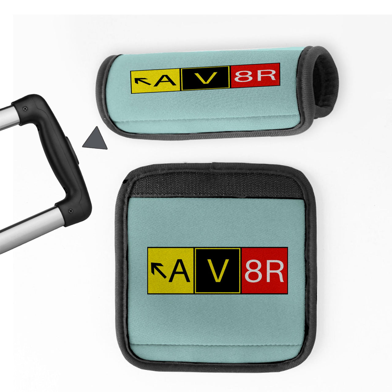 AV8R Designed Neoprene Luggage Handle Covers