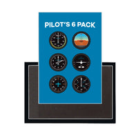 Thumbnail for Pilot's 6 Pack Designed Magnets