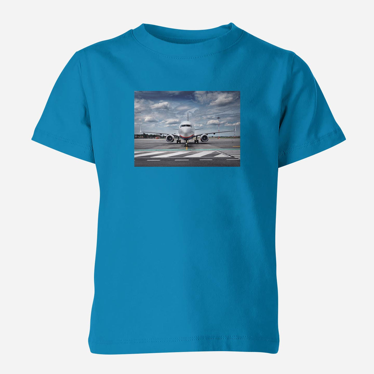 Amazing Clouds and Boeing 737 NG Designed Children T-Shirts