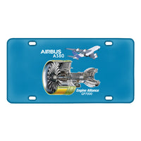 Thumbnail for Airbus A380 & GP7000 Engine Designed Metal (License) Plates