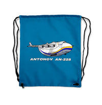 Thumbnail for Antonov AN-225 (17) Designed Drawstring Bags
