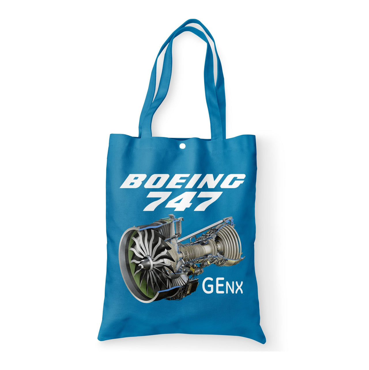 Boeing 747 & GENX Engine Designed Tote Bags