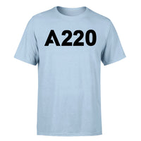 Thumbnail for A220 Flat Text Designed T-Shirts