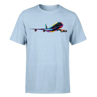 Thumbnail for Multicolor Airplane Designed T-Shirts
