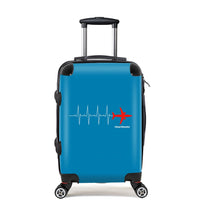 Thumbnail for Aviation Heartbeats Designed Cabin Size Luggages