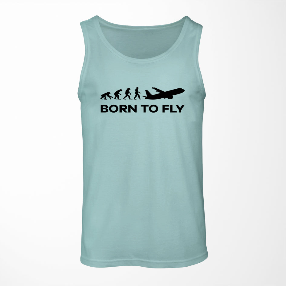 Born To Fly Designed Tank Tops