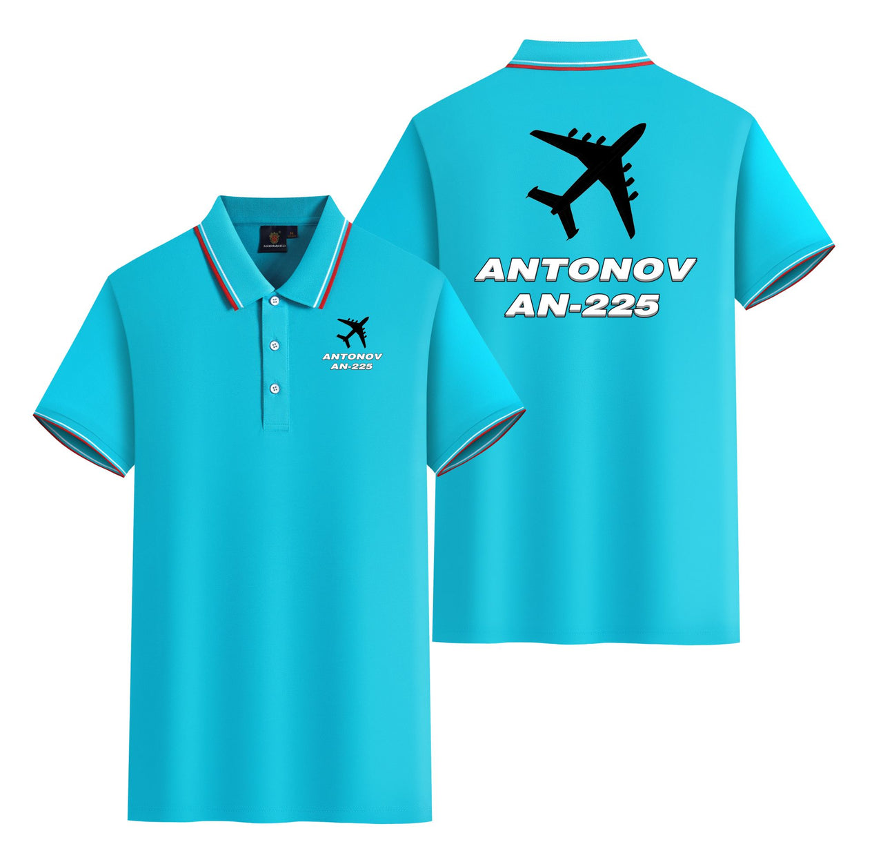 Antonov AN-225 (28) Designed Stylish Polo T-Shirts (Double-Side)