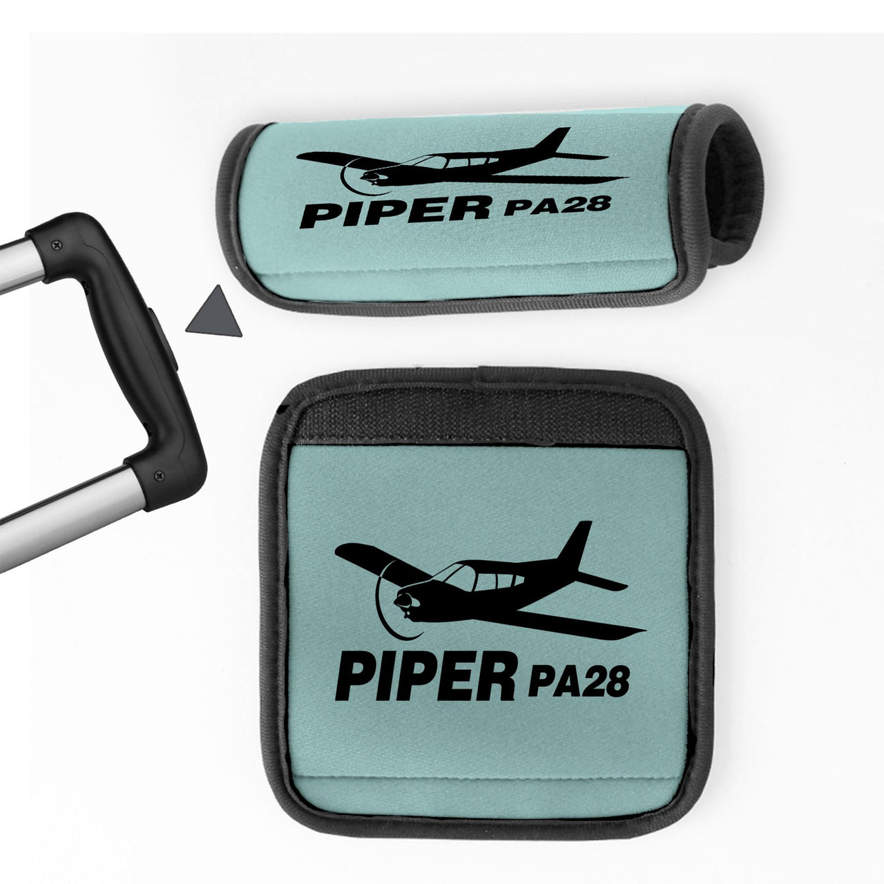 The Piper PA28 Designed Neoprene Luggage Handle Covers