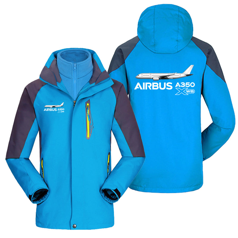 The Airbus A350 WXB Designed Thick Skiing Jackets