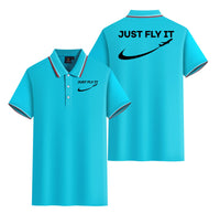 Thumbnail for Just Fly It 2 Designed Stylish Polo T-Shirts (Double-Side)
