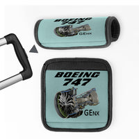 Thumbnail for Boeing 747 & GENX Engine Designed Neoprene Luggage Handle Covers
