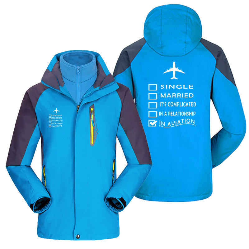 In Aviation Designed Thick Skiing Jackets