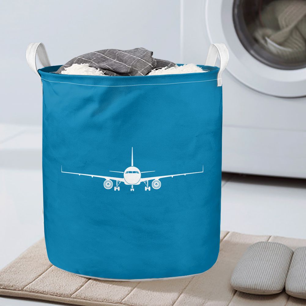 Airbus A320 Silhouette Designed Laundry Baskets