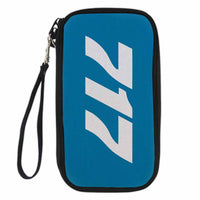 Thumbnail for Boeing 717 Text Designed Travel Cases & Wallets