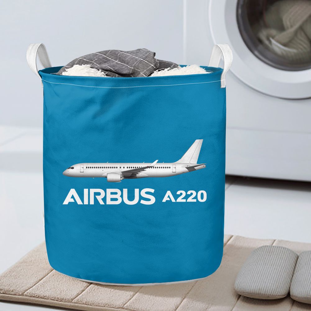 The Airbus A220 Designed Laundry Baskets