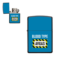 Thumbnail for Blood Type AVGAS Designed Metal Lighters