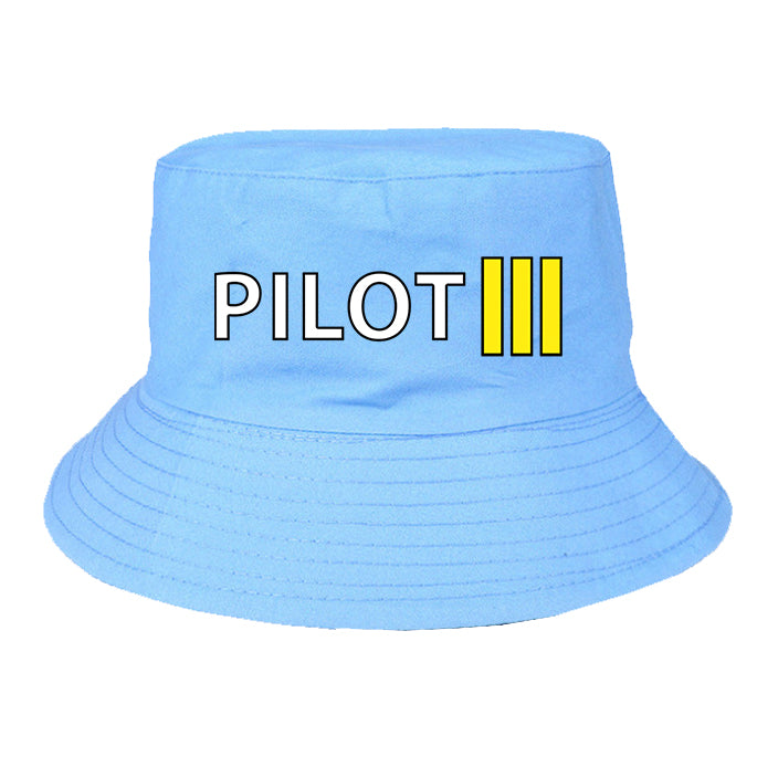 Pilot & Stripes (3 Lines) Designed Summer & Stylish Hats