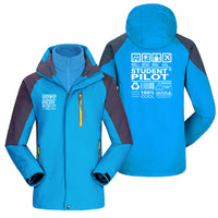 Thumbnail for Student Pilot Label Designed Thick Skiing Jackets